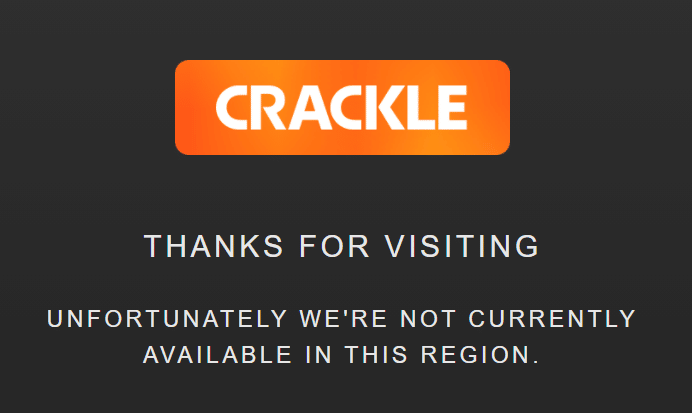 Crackle error